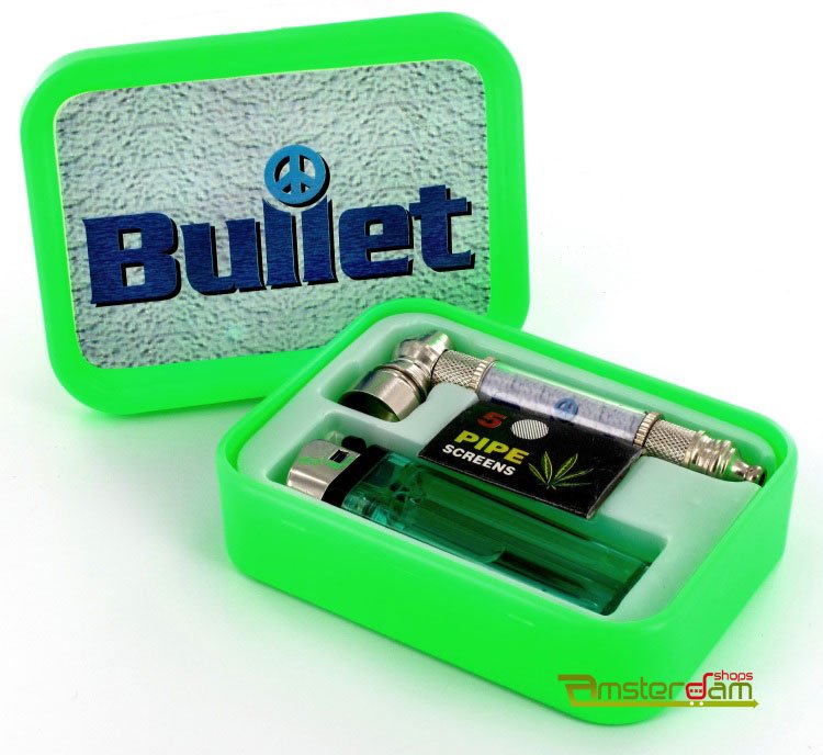 Gift set tobacco stash box BULLET